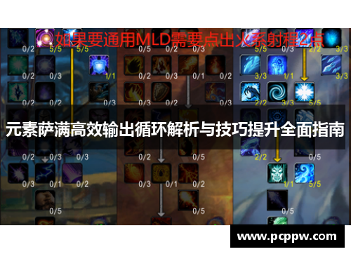 元素萨满高效输出循环解析与技巧提升全面指南